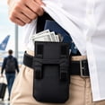thumbnail image 6 of 3-in-1 Hidden Pocket Travel Wallet,Foldable Under Clothing Money Belt,Rip-Stop Nylon Secure Wallet for Passport,Cards and Cash, 6 of 9