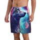 thumbnail image 2 of Fotbe Starry Multicolored Wolf Trajes de Baño Estampados para Hombre, Shorts de Verano de Secado Rápido, Ropa de Playa, Bañadores-Large, 2 of 6