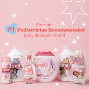 Dreft Liquid Laundry Detergent for Babies, Tackles 100% of Common Baby Stains, 105 fl oz, 80 Loads