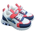 thumbnail image 3 of Hot Wheels Toddler Boys' Light-Up Sneakers - Blue & Red, Size 7, 3 of 9