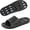 Black, variant on Shower Shoes for Men and Women,Non-Slip Quick-Dry Bath Slippers with Drain Holes,Lightweight Pool, Gym, Bathroom & College Dorm Sandals