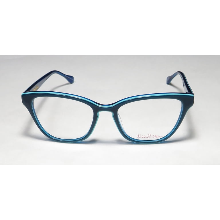 LILLY PULITZER Eyeglasses COPELAND Teal 50MM - Walmart.com display picture 1
