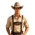 thumbnail image 5 of SRZYMJ Western Cowboy Hat for Men Women Classic Roll Up Fedora Hat, 5 of 5