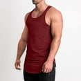 thumbnail image 7 of Men's Fitness Gym Tank Top Singlet Bodybuilding Stringers Sleeveless Muscle Shirt Vest, 7 of 7