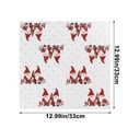 thumbnail image 2 of 1 Pack (20 Sheets) Christmas Colored Printed Disposable Napkins, Festive Party Ambiance Napkins for Christmas Dinners, Holiday Gatherings & Party Tables, Convenient & Eco-Friendly, 12.99*12.99in, 2 of 8