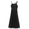thumbnail image 5 of Rswnyirn Women's Modern Lyrical Dance Costume Mesh Patchwork Flowy Maxi Leotard Dance Dress Black XL, 5 of 7