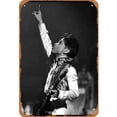 thumbnail image 1 of Placa Metal Vintage Príncipe Músico Pintura Hierro Rectangular Pared 20x30cm, 1 of 9