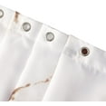 thumbnail image 2 of Marble Bathroom Shower Curtain,Taupe and White Fabric Shower Curtain with Hooks,Unique 3D Printing,Decorative Bathroom Accessories,Water Proof,Reinforced Metal Grommets,Long 72x84 Inches, 2 of 6