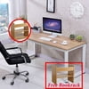 Wood Computer Desk PC Laptop Table Workstation Study Home Office Furniture + Free Removable Bookshelves