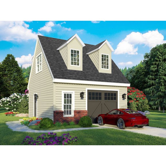 763-4802: Garage Traditional 0 Bed, 0 Bath Luxury Home Plan, 0 Sq Ft: Full Blueprints with License to Build by Home Plan Marketplace - Lesuto