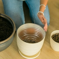 AURARMLET 10pcs Transparent Plant Pot Liners Indoor Plant Trays For No Flower Pots For Gardening And Home Decor