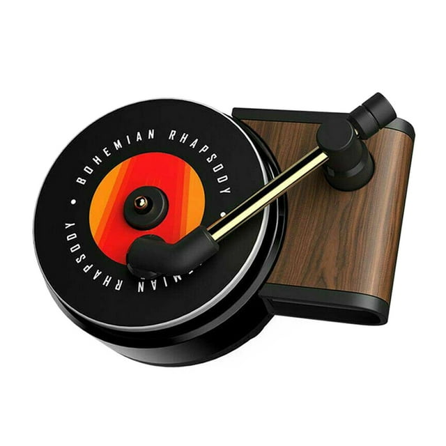 CAROOTU Clip de Parfum de Voiture Design Tourne-Disque Diffuseur d'Air Auto