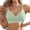 Light green, variant on Gkeoshab Sports Bras for Women Women's High Support Wireless Bra Comfort Bralette Breathable Beige L