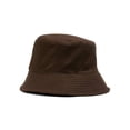 thumbnail image 2 of Bucket Hat For Men Women - Cotton Packable Fishing Cap, Brown L/XL, 2 of 3