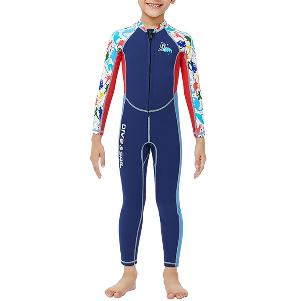 Open Box Swimline Blue Lycra Boy's Floating Swim Trainer Suit Life Vest Small 