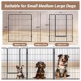 thumbnail image 4 of Dog Playpen, 32" Height 8 Panel Fence - Indoor Outdoor Pet Pen for Large Medium Small Dogs - Portable Foldable Metal Dog Pen for RV Camping Yard, 4 of 9