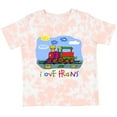 thumbnail image 3 of Inktastic I Love Trains Boys or Girls Toddler T-Shirt, 3 of 5