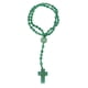 thumbnail image 1 of Rosario Católico con cuentas, collar con cuentas de Rosario verde más suave y brillante, amuleto colgante para el hogar y el coche, regalo, 1 of 5
