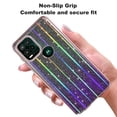 thumbnail image 3 of Moto G Stylus 5G 2021 Case, Rosebono Bling Glitter Sparkle Laser Purple Ultra Transparent Fashion Cute Colorful Skin Cover Shockproof Case for Moto G Stylus 5G 2021, 3 of 5