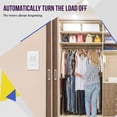 thumbnail image 5 of ENERLITES 4-Hour No Neutral Wire Countdown Timer Switch, 5-10-30-60 Min, 2-4 Hour, for Bathroom Fans, Heaters, Lights, LED Indicator, 120VAC 800W, UL Listed, HET06-J-W-2PCS, White, 2 Pack, 5 of 6