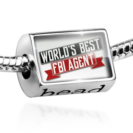 Bead Worlds Best Fbi Agent Charm Fits All European (Best Universities For Fbi Agents)