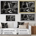 thumbnail image 4 of Designart "Scenic Cliff Waterfall II" Waterfall Floater Framed Wall Decor, 4 of 5