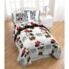 Disney Minnie Mouse Twin Bed in a Bag 5 Piece Bedding Set with BONUS Tote