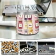thumbnail image 6 of Yayeee Ashtray with Lid for Cigarette Smokeless Stainless Steel Home Ash Holder, Watercolor Jar, 6 of 7