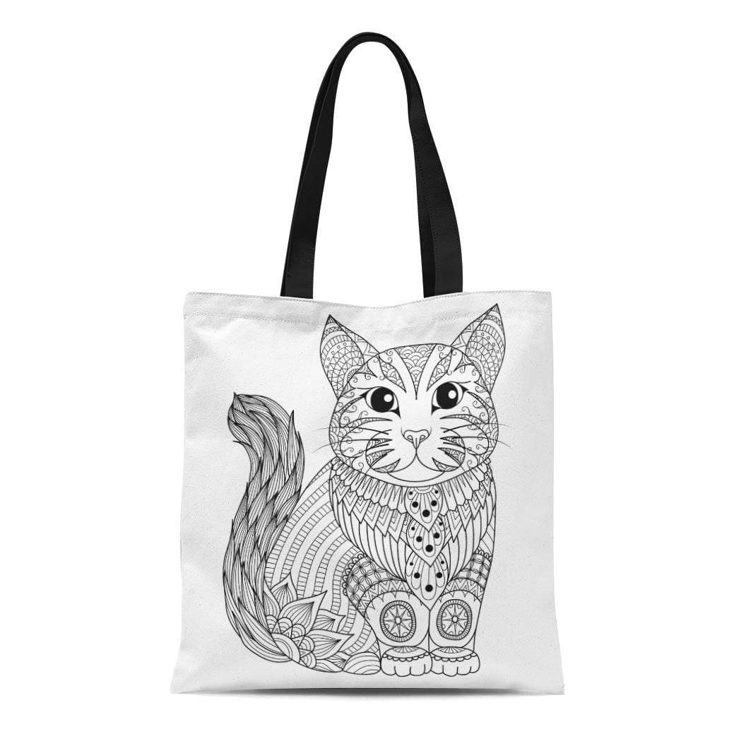 Dessin sur sac en toile hotsell