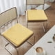 thumbnail image 5 of Cojín de lino, 1 pieza, cojines para silla de comedor, cojín para silla, desmontable y lavable, cojín para silla de casa u oficina, almohadilla de esponja gruesa, diseños de correa antideslizante, alm, 5 of 6