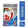 thumbnail image 3 of Bolsa 50 Piezas Globo Azul Rey Metálico Látex N 9 Decoración Payaso 9 Metálico, 3 of 3