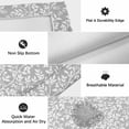 thumbnail image 5 of Grey Spring Floral Outdoor Rug 4x6 Ft, Non Slip Washable Area Rug, Farmhouse Flowers Elegant Pastoral Patio Rugs Carpet Runner, Large Floor Mat for Indoor/Outdoor Deck Porch Camping, 5 of 8