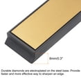 thumbnail image 3 of Uxcell 150mm x 20mm 2500 Grits Titanium Coated Diamond Whetstone Sharpening Stone, 3 of 5