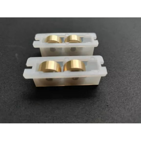 Prime-Line G 3208 Sliding Window Roller Assembly, With Brass Wheels, Pack Of 2