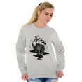 thumbnail image 4 of Diamond Bleeding Heart Compass Sweatshirt for Men or Women Brisco Brands S, 4 of 6