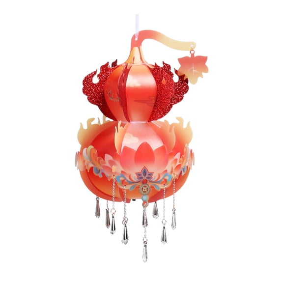 balikha Chinese New Year Lantern Material Kit 2025 Snake Year Lantern DIY Light Small Lantern Kid Gift for Party Holiday Wedding Home Red