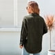 thumbnail image 3 of Blusa con Cierre de botones ANGGREK suelta elegante con bolsillo para mujeres, 3 of 6