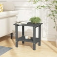 thumbnail image 3 of SONGMY HDPE Outdoor Side Table, Small Patio Table, Weather Resistant Adirondack End Table for Outside, Balcony, Deck, Poolside, Grey, 3 of 10