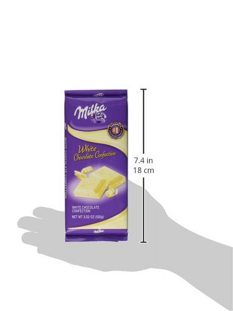 Milka White Chocolate, 3.52-Ounce Bars (Pack of 10)
