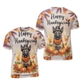 thumbnail image 3 of Happy Thanksgiving Belgian Malinois Welcome Thankful Fall Autumn Pumpkin All Over Print 3D Shirt Unisex Merch Sheepdog Dog Lover Gifts - 02021, 3 of 6