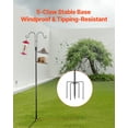 thumbnail image 4 of VEVOR Double Shepherds Hook 8 Pack 60 Inch Heavy Duty Bird Feeder Pole, 4 of 9
