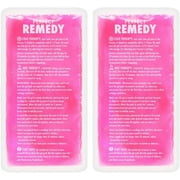 Perfect Remedy Gel Ice Packs for Injuries Reusable Hot Pack & Cold Pack Compress for Injury, Pain Relief, Rehabilitation, Flexible Therapy, for Knee, Back, Neck, Wrist, Ankle (2 Pack - Pink