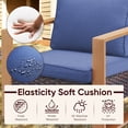 thumbnail image 5 of Bellefurn Patio Chairs Set of 2,Wicker Outdoor Furniture Chairs Set Rattan High-Back Outdoor Chairs with Cushions for Porch,Deck,Balcony,Garden, 5 of 7