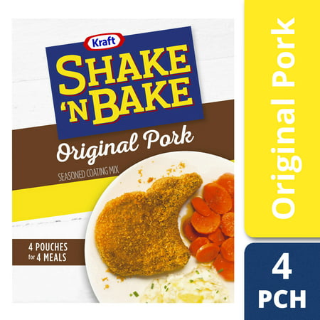 (2 Pack) Kraft Shake 'n Bake Original Recipe Pork Seasoned Coating Mix, 10 oz