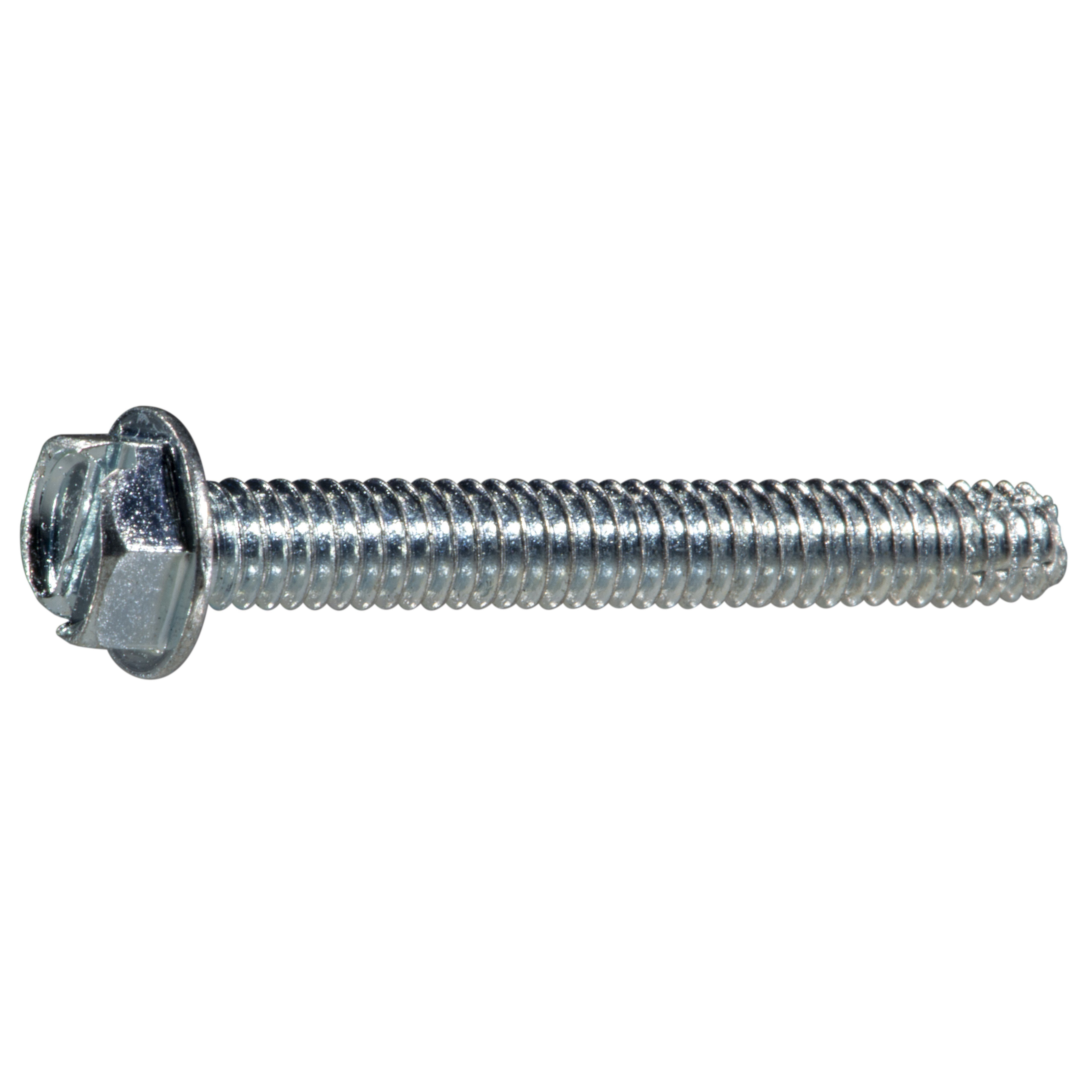 Zinc Plated Finish Hex Washer Head Pack of 10 1-1/2 Length Steel Thread Cutting Screw Type 23 Slotted Drive 5/16-18 Thread Size