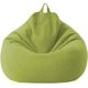 thumbnail image 2 of Bean Bag Cover - Cotton and Linen Cover 100x120cmGreen - Zippered Bean Bag Sofa Cover without Filling, 2 of 5