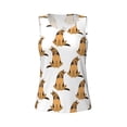 thumbnail image 4 of Fotbe German Shepherd Dog Womens Loose Fit Casual Flowy Slim-Fit Tank Tops Athletic Round Neck Trendy Sleeveless Summer Tops for Gym and Yoga-Medium, 4 of 9