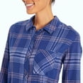 thumbnail image 3 of NEW!!! Orvis Womens Stretch Flannel Button Down Shirt (Logan Plaid & Small), 3 of 3