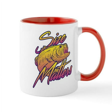 

CafePress - Size Matters - 11 oz Ceramic Mug - Novelty Coffee Tea Cup