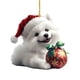 thumbnail image 3 of 6 colgantes con forma de árbol de Navidad, forma de perro, adorno navideño, trineo, libros navideños, adornos acrílicos, regalos para amantes de los libros, adornos navideños, etiqueta acrílica., 3 of 9